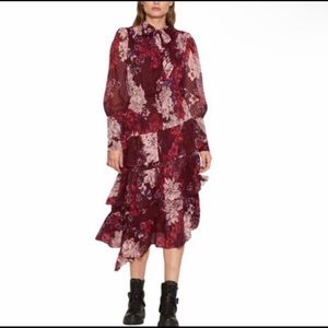 Walter Baker Tiered Ruffle Anita Dress